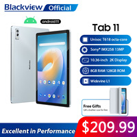 Blackview Tab 11 10.36 Cal 2K wyświetlacz Unisoc T618 Octa Core 2000*1200 8GB RAM 128GB ROM Android 11 tablety PC Dual Wifi 6580mAh 1